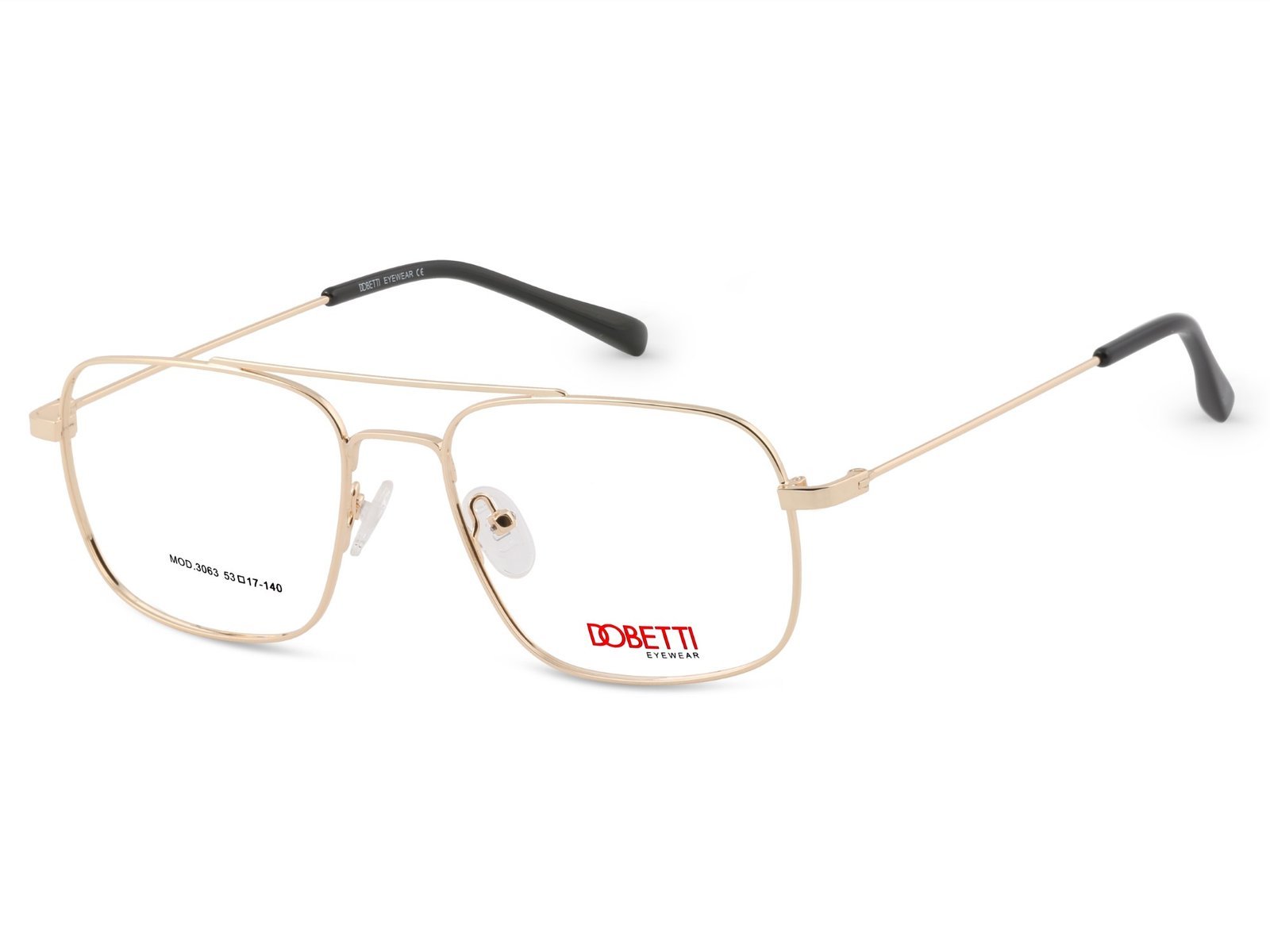 DOBETTI EYEWEAR-3063 Geometric Navigator Full Rim Frames UNISEX
