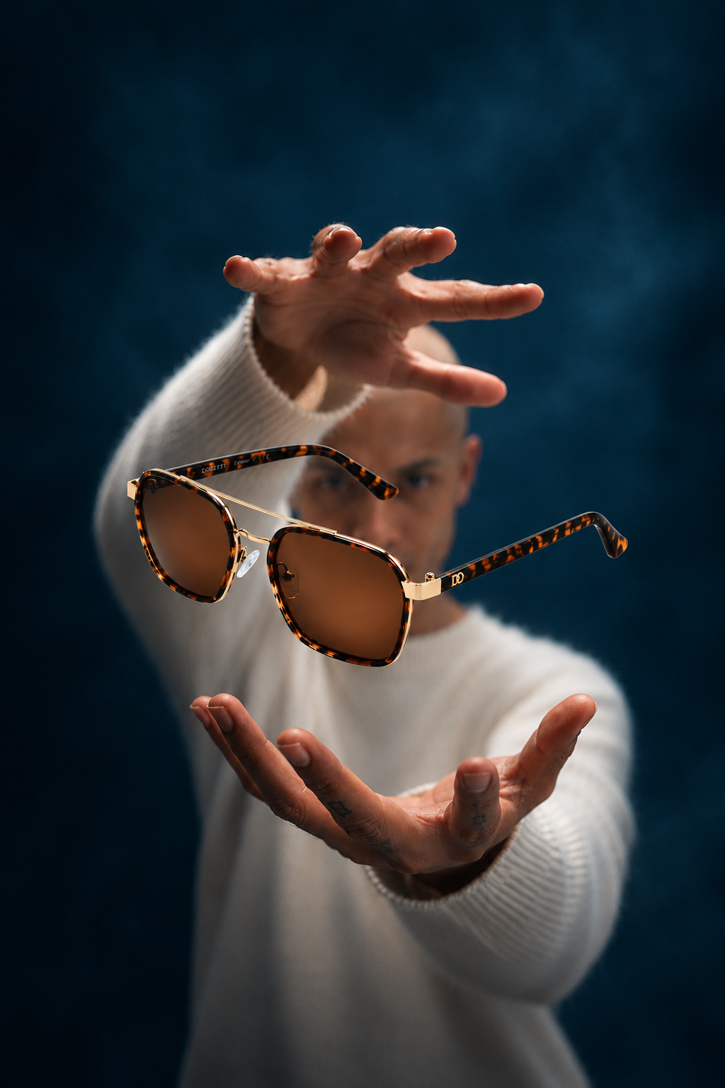 Man wearing sunglasses outdoors