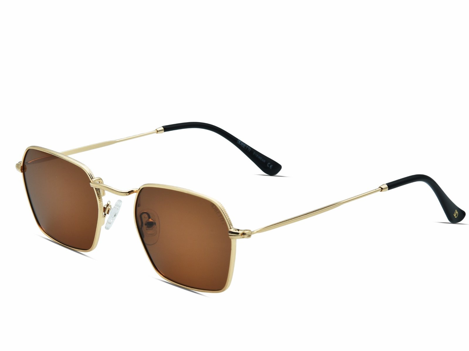 Glossy Gold / Solid Brown