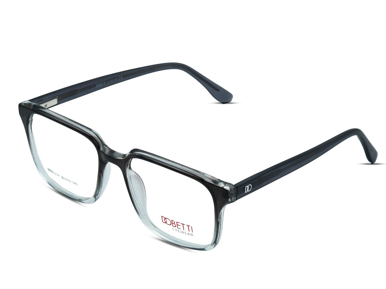 DOBETTI -3141 Dobetti Premium Sleek Rounded Square Full Rim Eyeglass Frame