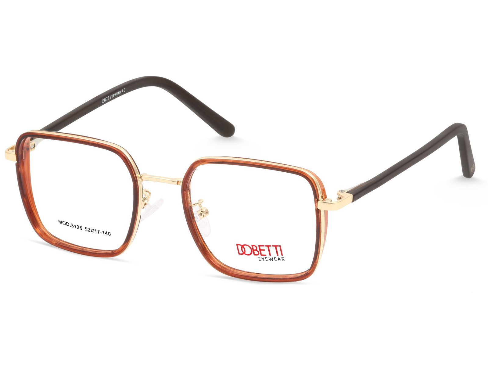 DOBETTI -3125 Geometric Square Full Rim Frames WOMEN